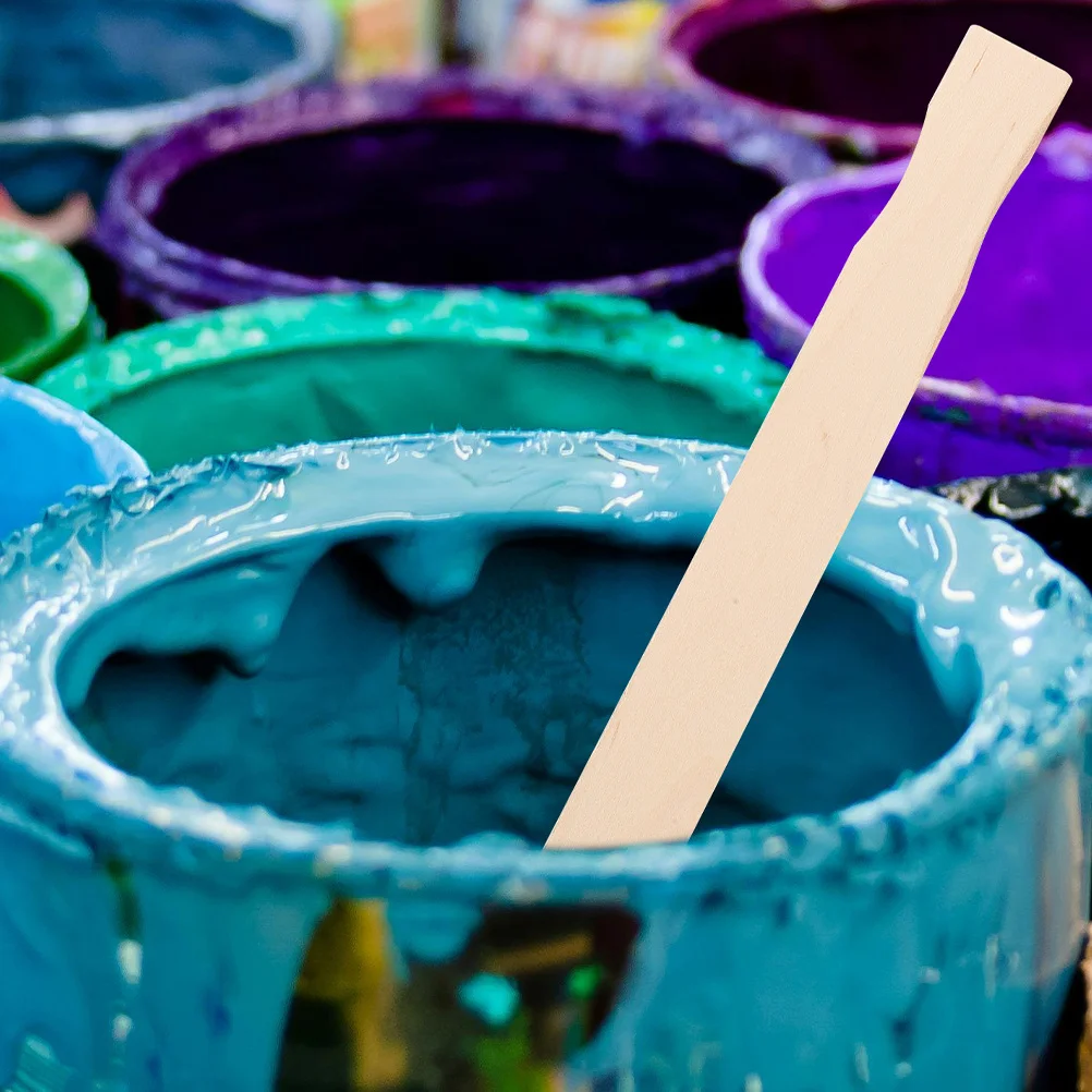 

20pcs Wooden Paint Stir Sticks 6In Long Mixing Rods For Craft Epoxy Resin Art Diy Projects Bulk Stirring Tools