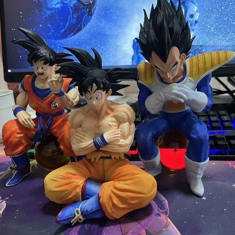 

New Anime Dragon Ball Figures Son Goku Vegeta Action Figurine 13-15cm Pvc Collection Model Ornamen Toys For Birthday Doll Gifts