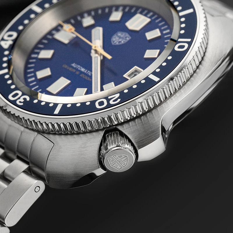 Watchdives WD6105 Diver Watch NH35 Movement Aluminum Bezel Captain Willard Watches Sapphire Crystal Luminous Waterproof 200m