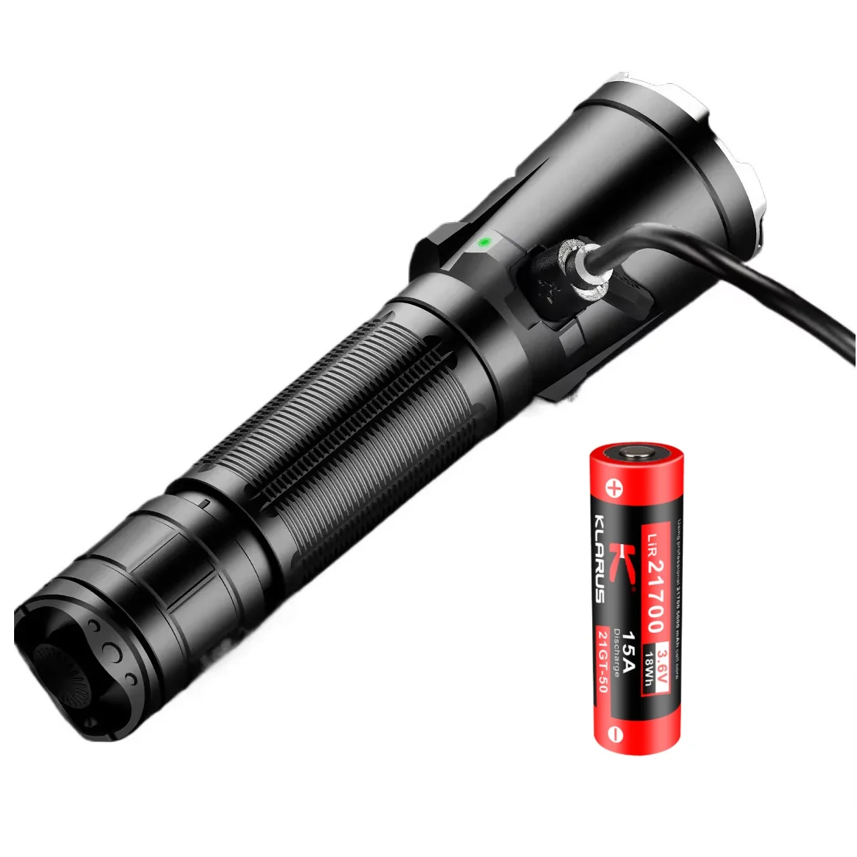 KLARUS XT11GT Pro V3.0 Tactical LED Flashlight Luminus SST-70 Portable Light 3300LM with 18650 Battery for Rescue Search Camping