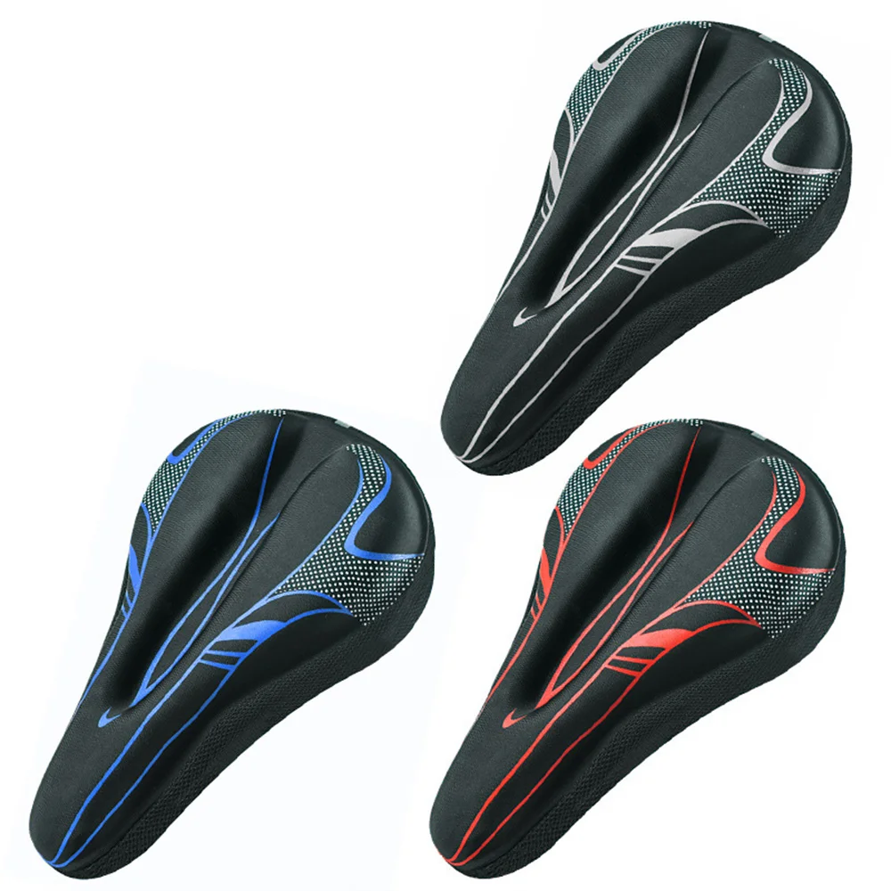 

Bicycle Seat Cover Bicycle Saddle Seat Mat Soft Thickened 3D Sponge Polymer Breathable Mountain Cycling Seat Accessories