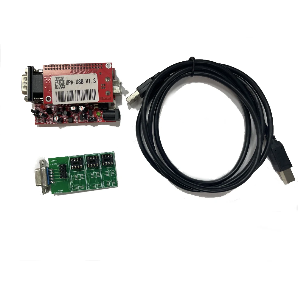 UPA USB V1.3 Strumenti programmatore automatico Adattatori completi Unità principale Ponticello e connettore chip di alta qualità Cavo Eeprom