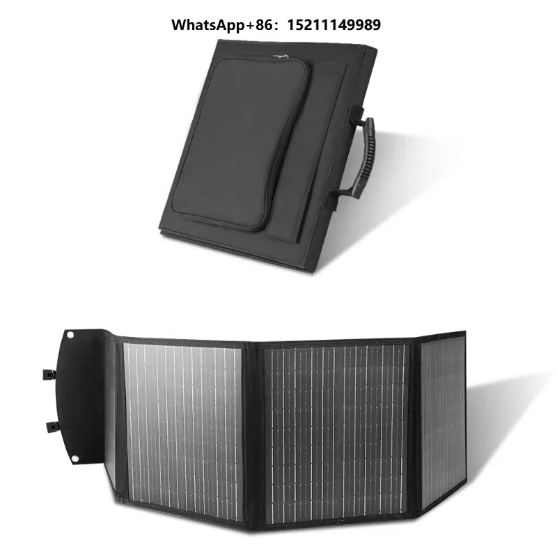 100W 18V Outside Camping Folding Portable Solar Charger MONO Panel PV Photovoltaic Panel Solar Generator