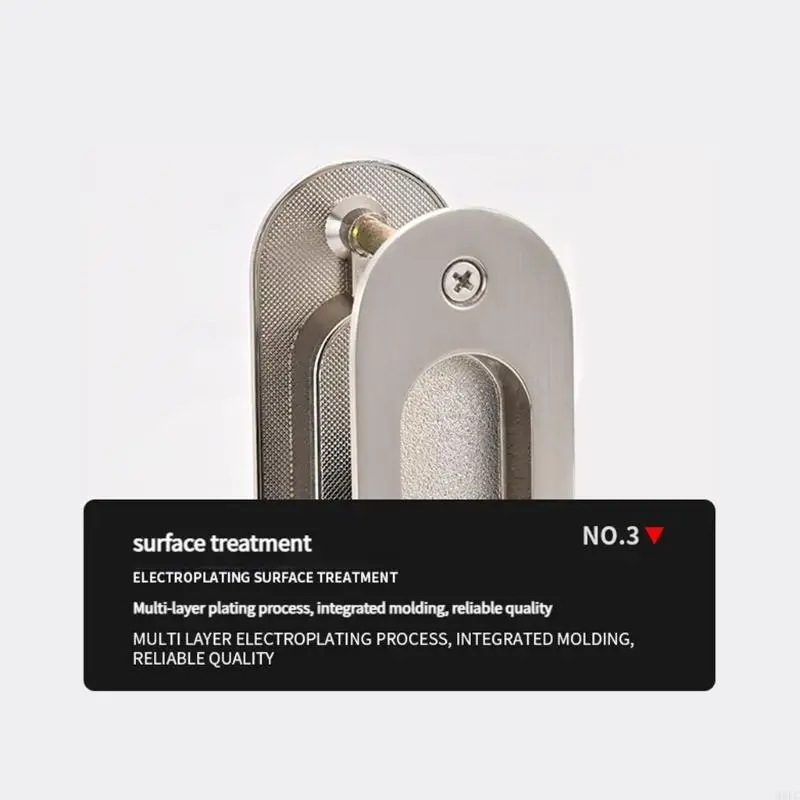 

MOLC Reversible Indoor Door Lock Heavy Type Zincs Alloys Double Locking Mechanism