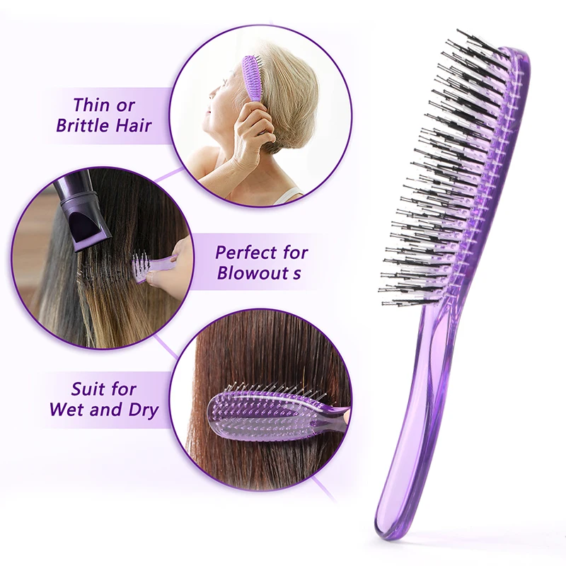 

Professional Massage Hair Comb for Women Salon Quality Scalp Stimulating Home Use Hairbrushing Tool