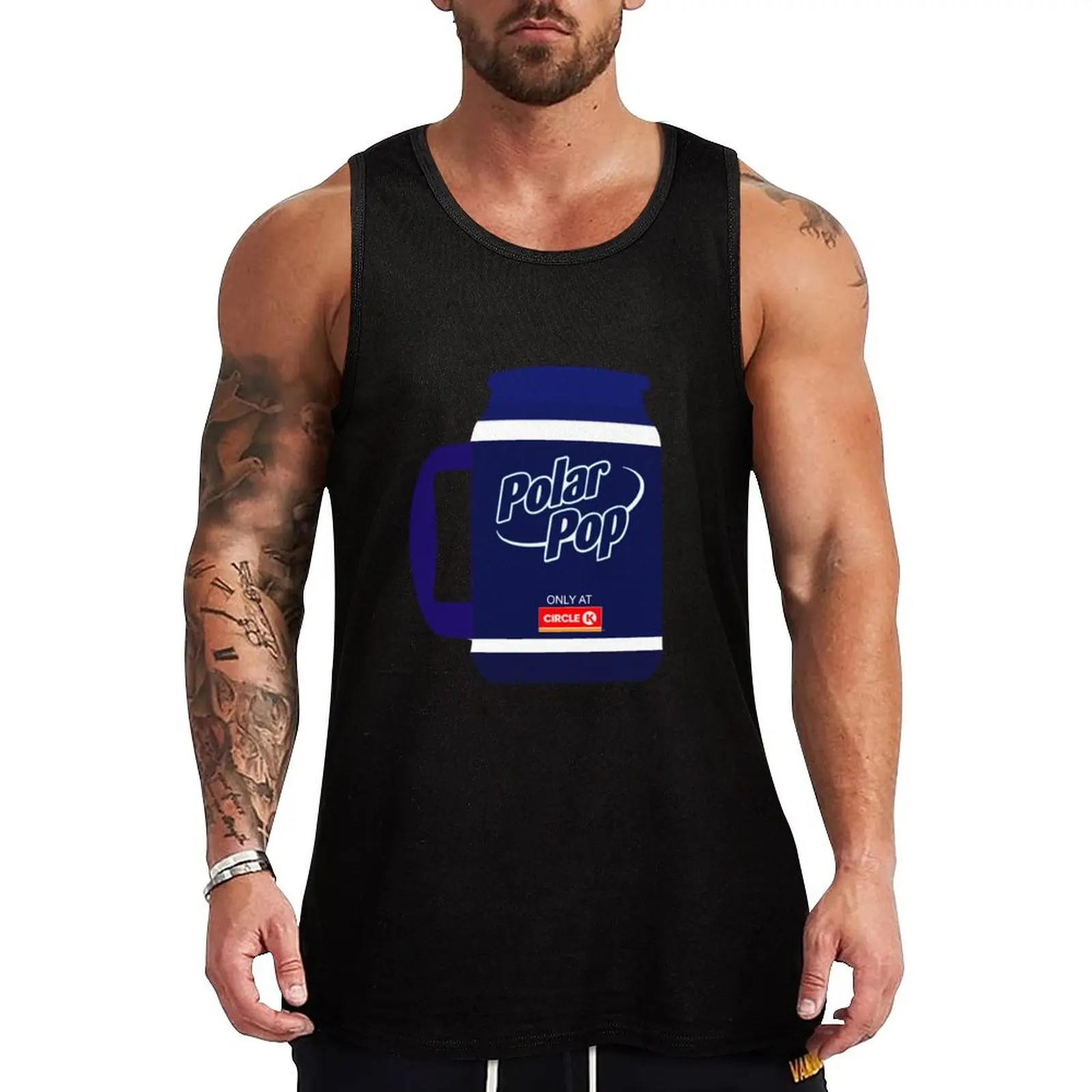 

CircleK Polar Pop Tank Top sports suits muscle t-shirt bodybuilding man sleeveless vest men