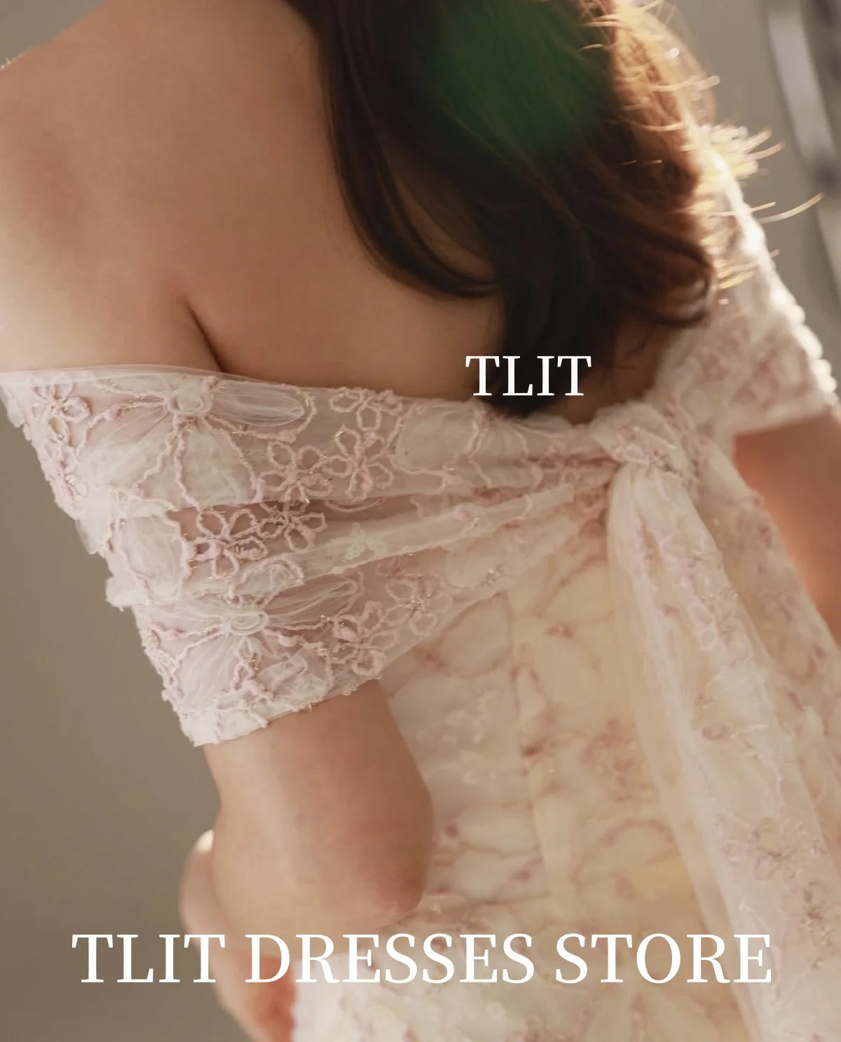 فساتين سهرة على شكل حرف a مزينة على شكل حرف a من TLIT للحفلات الراقصة على شكل قلب فساتين بطول الأرض مخصصة فساتين بوليرو طويلة