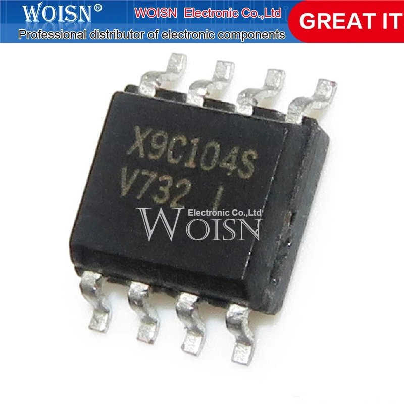 10PCS Chipset X9C104S X9C104 SOP-8