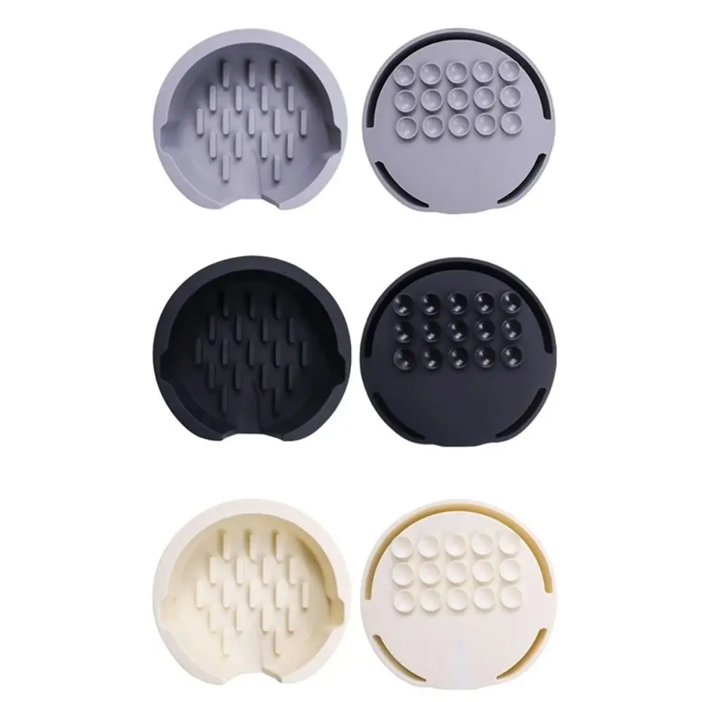 Silicone Kitchen Sponge Rack with Suction Cup Anti-slip Sink Faucet Storage Rack Frosted Multi-Functional Drain Sponge Holder