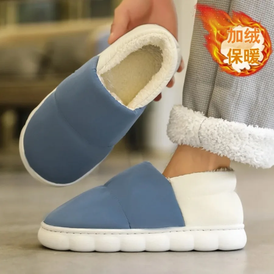 

Мужские зимние ботинки, высококачественные нескользящие ботильоны, теплая обувь, новинка 2024, уличная непромокаемая зимняя обувь для женщин, зимние ботинки