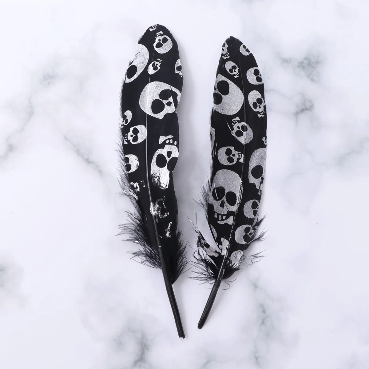 

20 Pcs Goose Skull Hair Halloween Decorations Faux DIY Craft Supplies
