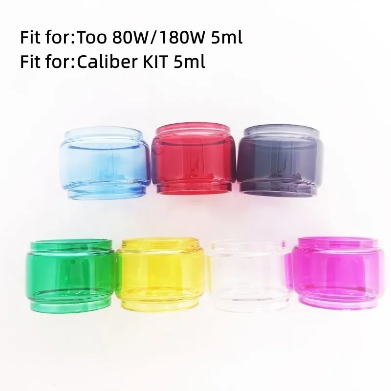 10 Pcs Bubble Glass หลอด VOOPOO 80 W/180 W 5 ml/Caliber KIT 5 ml RTA เครื่องถังอุปกรณ์เสริมสีสุ่ม
