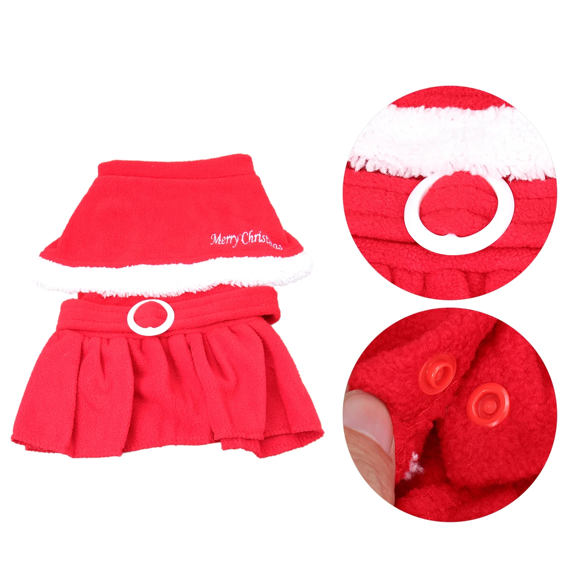 

Christmas Design Pet Clothes Puppy Skirt Warm Earth Tones Supplies Special Occasions Dog Clothing