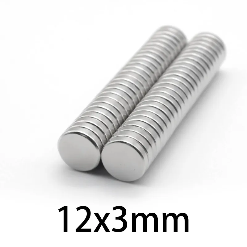 10pcs 12x3mm Powerful Strong Bulk Round disc NdFeB Neodymium Disc Magnets Dia N35 Rare Earth Magnet 12*3mm