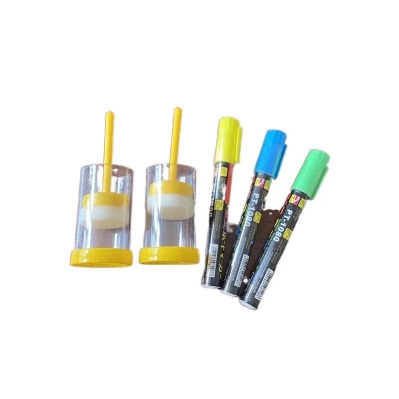 A2 Large Yellow Round Marking Bottles 1 Yellow 1 Green 1 Blue Domestic Marking Pen Set Beekeeping Tool Beehive