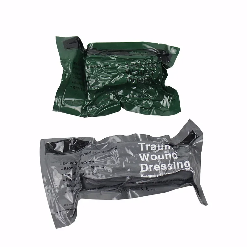 Kit Trauma fasciatura israeliana fasciatura di compressione di emergenza laccio emostatico medicazione medica fasciatura in rotolo Sterile Trauma pronto soccorso caldo