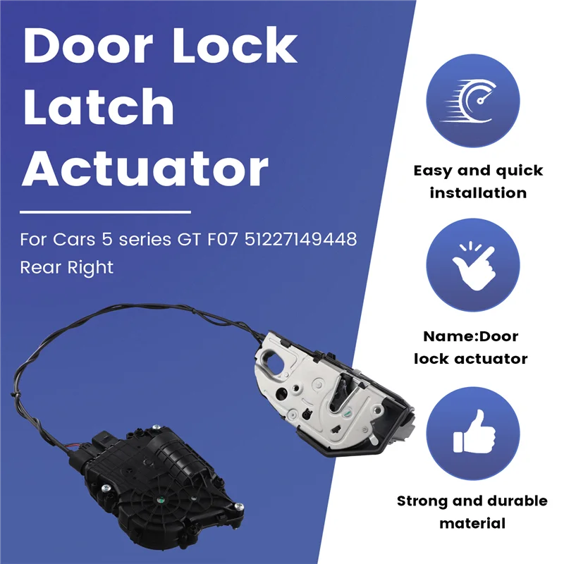 

NEW-Car Door Lock Latch Actuator Soft Close System For BMW 5 Series GT F07