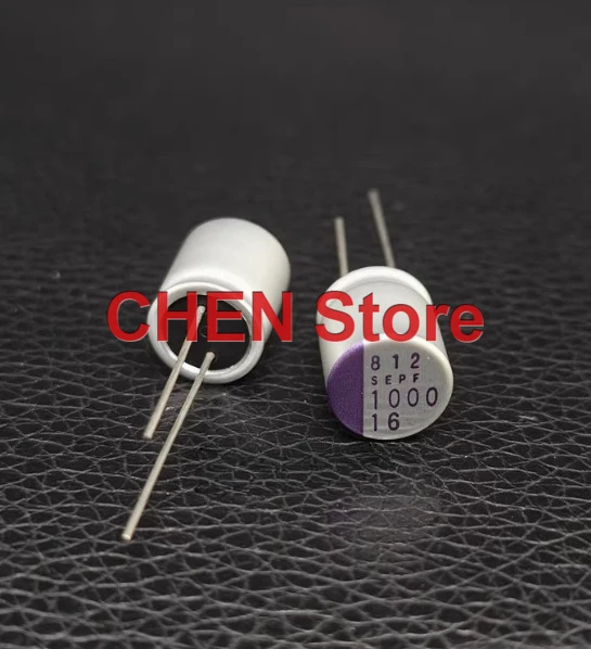 

free shipping 10PCS NEW SANYO SEPF 16V1000UF 10X12MM Motherboard Solid Polymer Capacitor OS-CON 1000UF 16V 16SEPF1000M