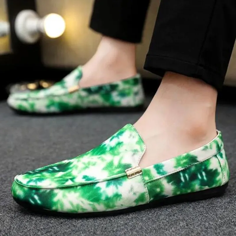 NEW Fashion Men Casual Shoes Breathable Slip on Walking Running Sneakers Non-slip Flats Lightweight Sport Shoes Driving Loafers