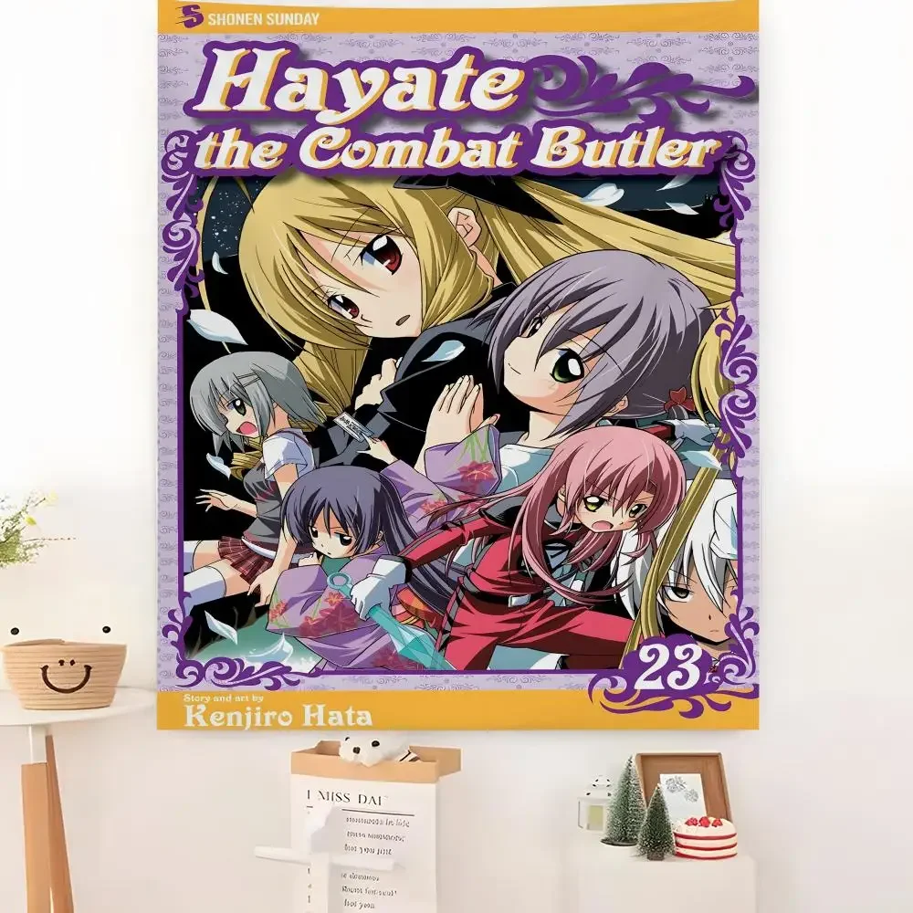 H-Hayate The Combat B-Butler Tapestry Microfiber Background Art Decor For Bedroom  Bar Garden Outdoor Festival Wall Deco