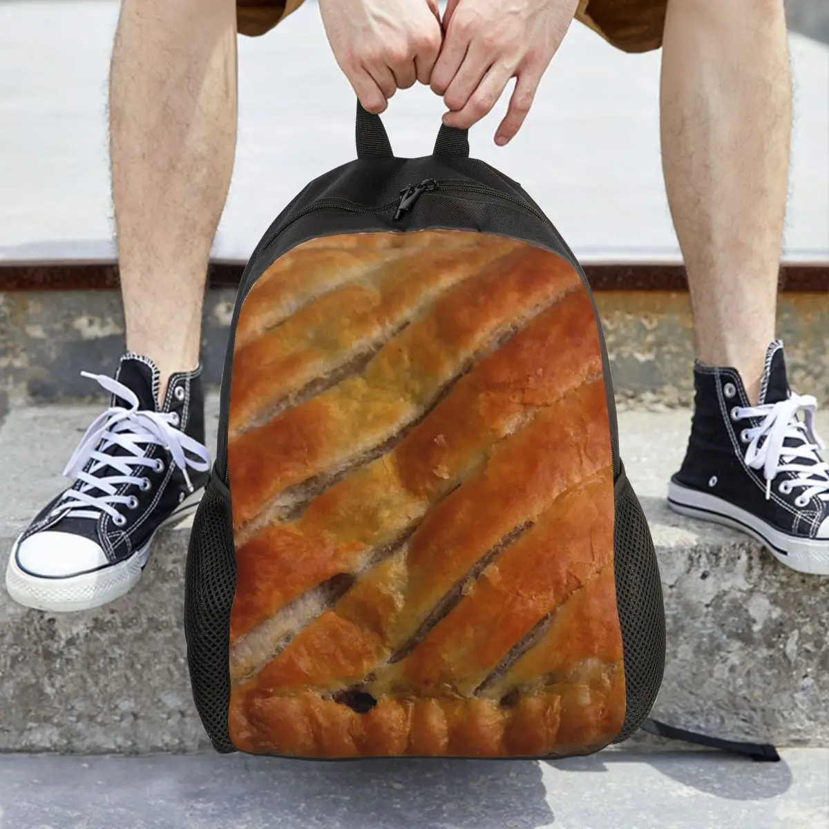 

Рюкзак Greggs Steak Bake, вместительный рюкзак для мальчиков и девочек, школьная сумка, сумки на плечо для мужчин и женщин