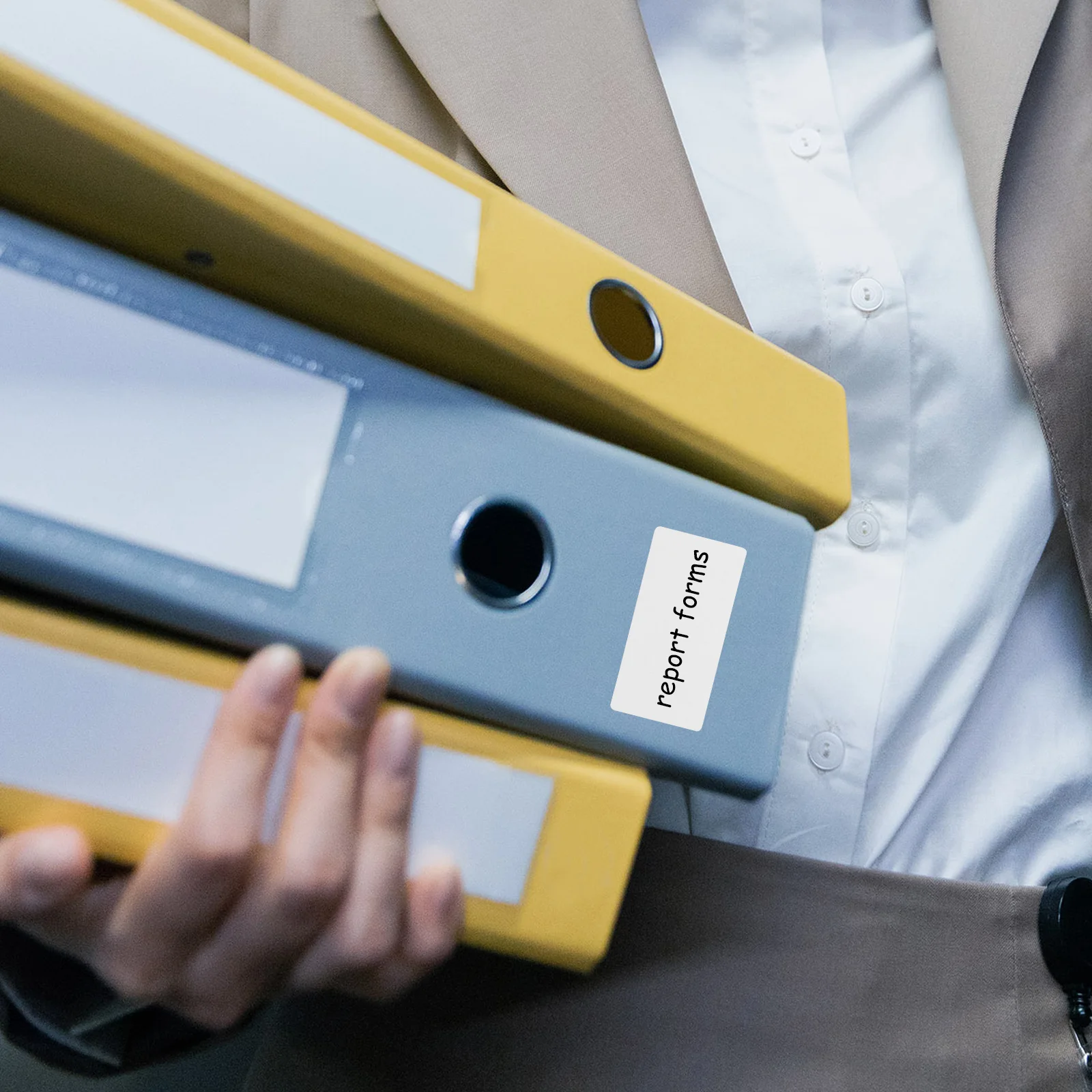 

15 Sheets Small Label Stickers Writeable Price Tags Adhesive Backing for Inventory Categorizing Easy to Use in Office Home