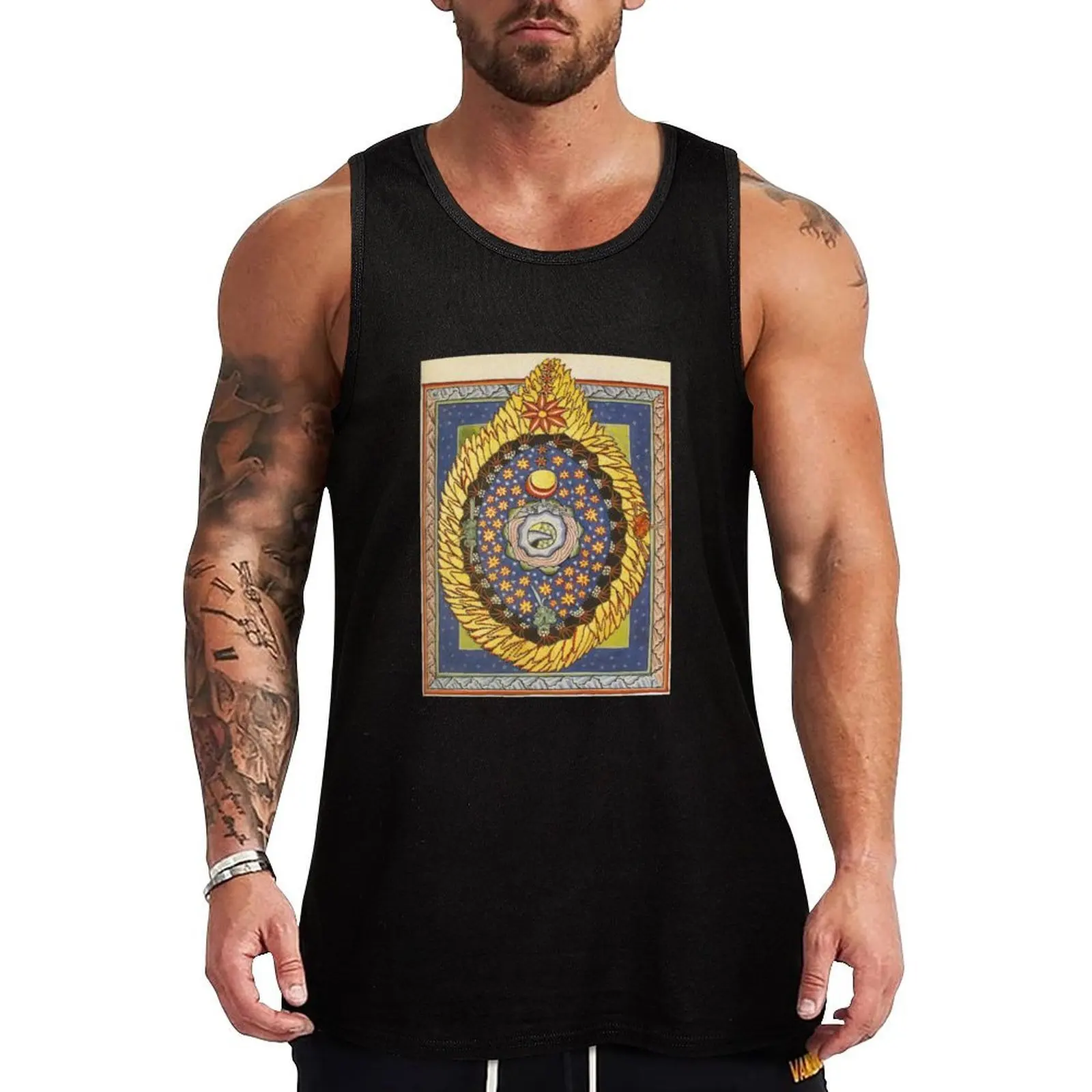 Cosmic Egg by Saint Hildegard of Bingen Tank Top Light Airy Tank Top Summer Breathable Sleeveless