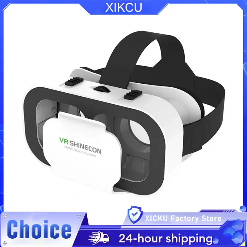 XIKCU VR نظارات ثلاثية الأبعاد سماعة جهاز الواقع الافتراضي خوذة نظارات العدسات الهاتف الذكي المحمول هاتف ذكي خلية Realidade Viar VR #1