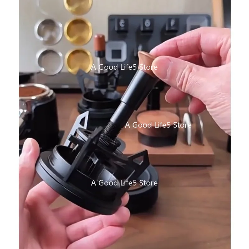 Suitable for Coffee Cloth Powder Needle Hollow Series Rotary Powder Needle Agitator, Press Type Rotary Needle Powder Dispenser