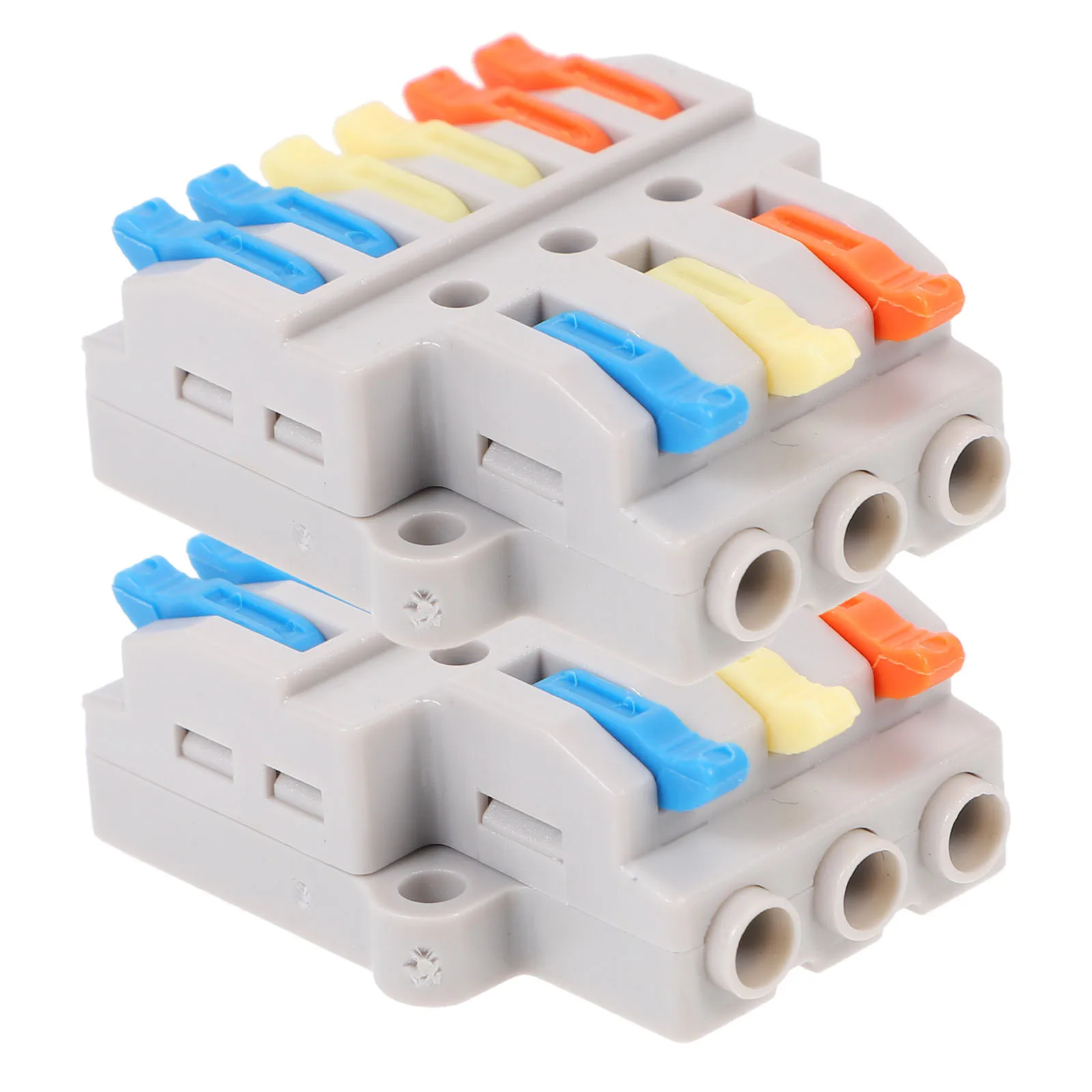 2 قطعة موصلات الأسلاك 3 في 6 خارج رافعة نوع موصل كهربائي لا أدوات المطلوبة السيارات سلك لصق الفاصل كتل طرفية عدة