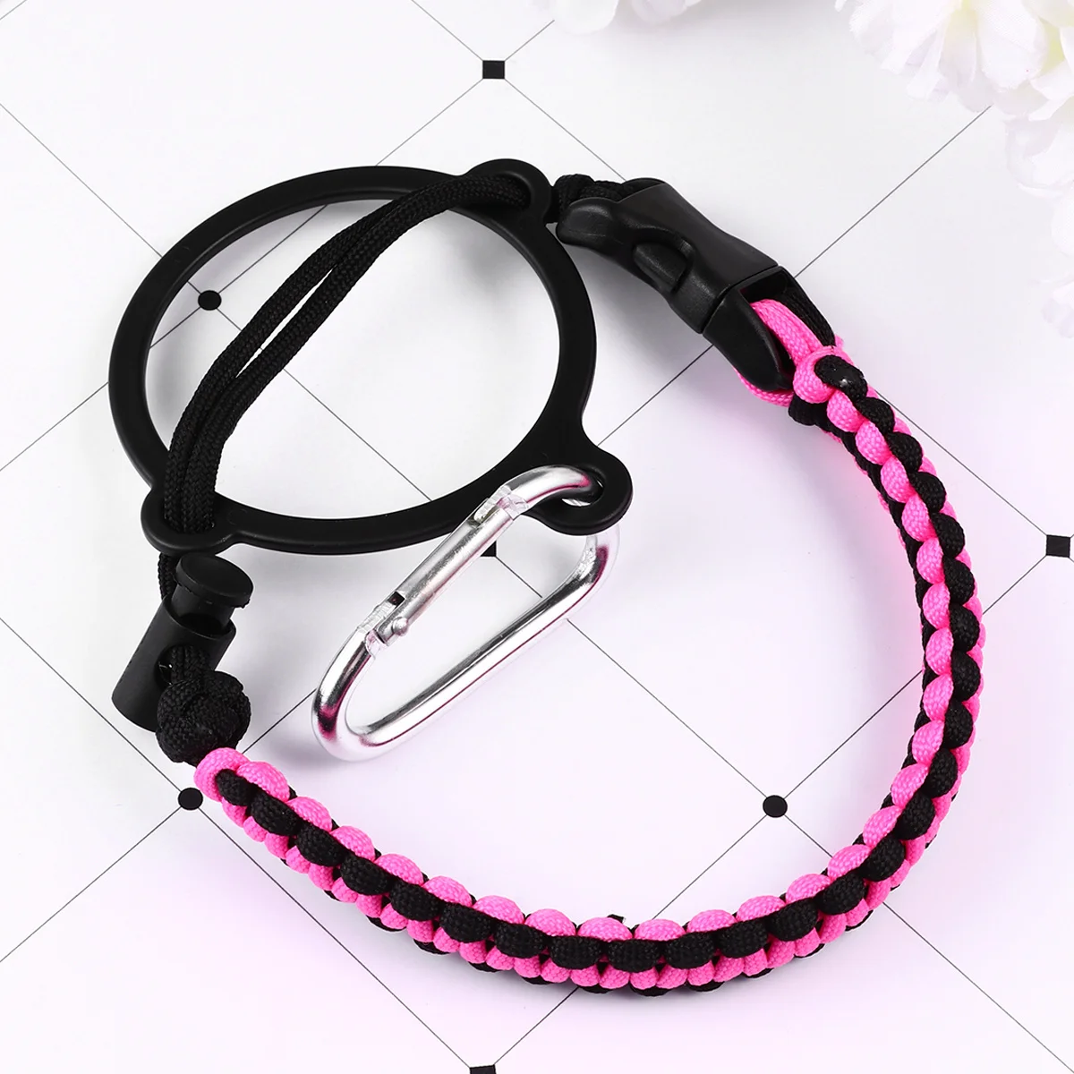 

2 PCS Parasol Rope Thermal Cup Hand Adjustable Water Bottle Handle Handles Outdoor for Safety Strap Lanyard Lace