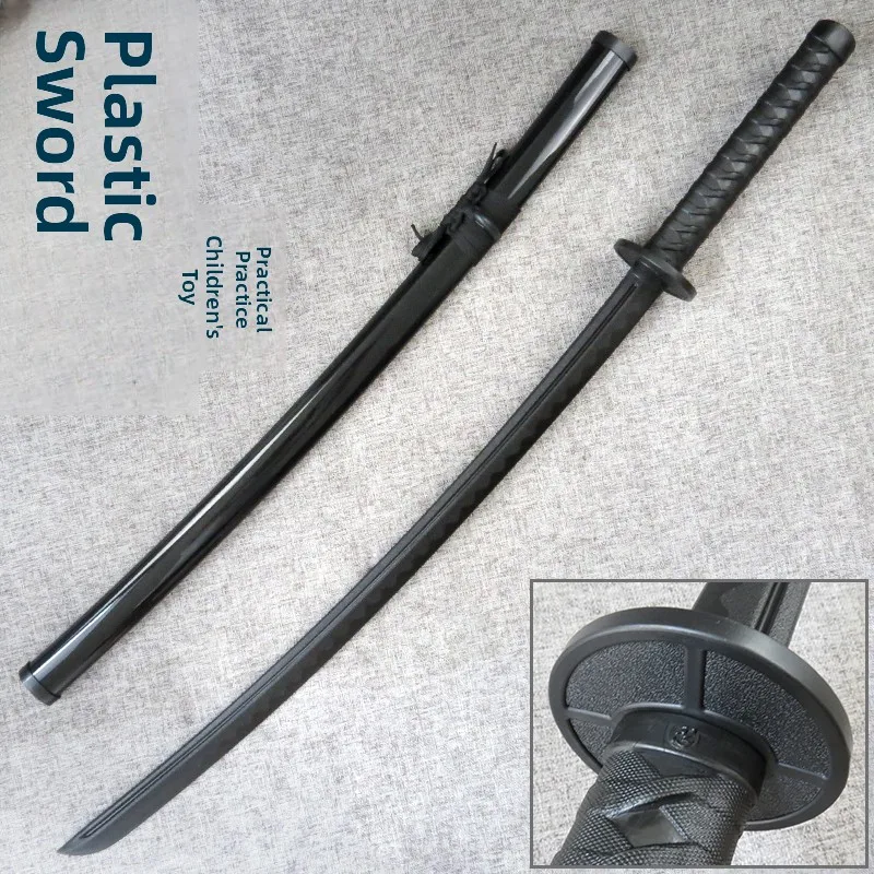 Integrated Plastic Steel High Strength Cold Steel Training Sword Safe Toy Knife for Martial Arts And Swordsmanship Training