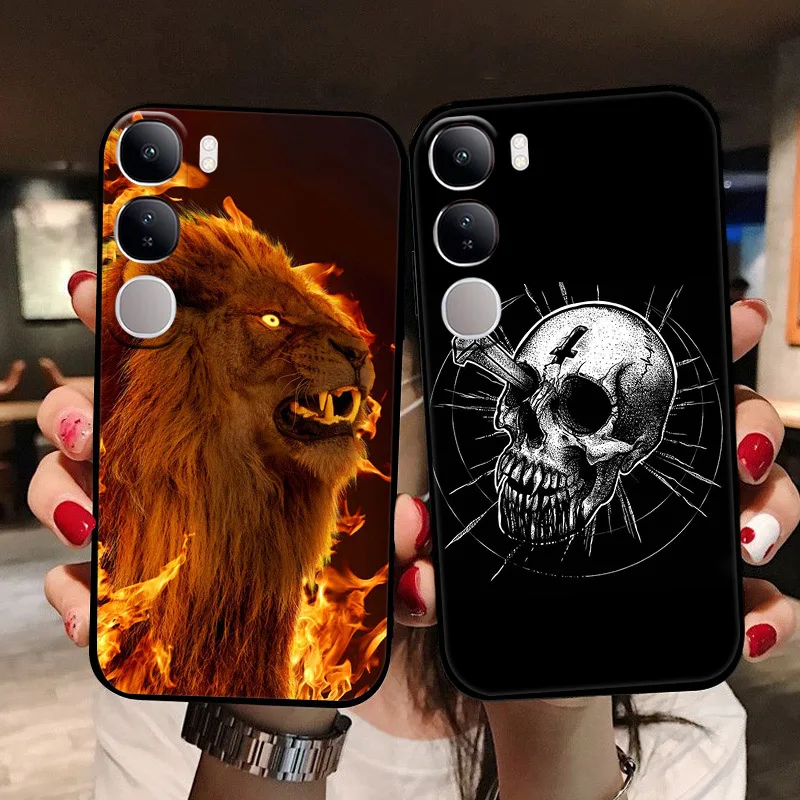 Funda Vivo V40 Lite – TPU suave antigolpes negro - imagen 2