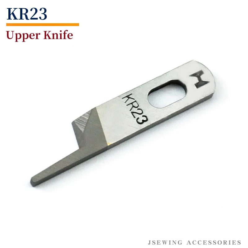 KR23 KR35 Coltello superiore inferiore per Siruba 700F, 700K, 737, 747 Tagliacuci industriale Parti per macchine da cucire Lama