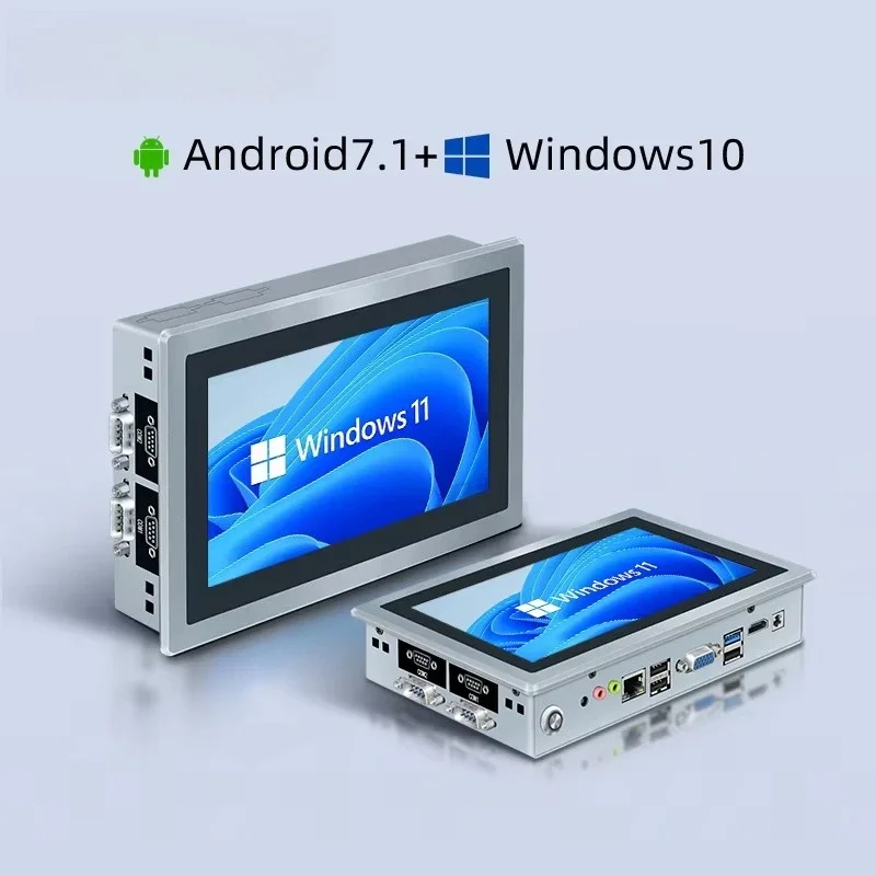 Zhichun Touch Screen Monitor LCD HD Aluminum Panel 7 8 15 19 Inch Embedded Wall Mount Industrial Touch Display