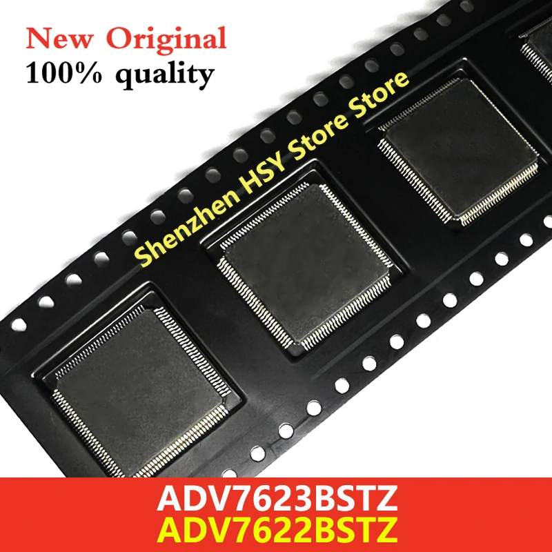 (1piece)100% New ADV7622 ADV7623 ADV7622BSTZ ADV7623BSTZ ADV7622 BSTZ ADV7623 BSTZ QFP-144 Chipset