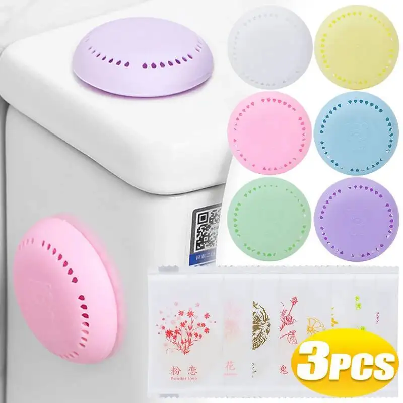

Toilet Aromatherapy Fragrance Lasting Deodorant Bathroom Bedroom Wardrobe Car Home Household Round Fresher Solid Air Fresheners