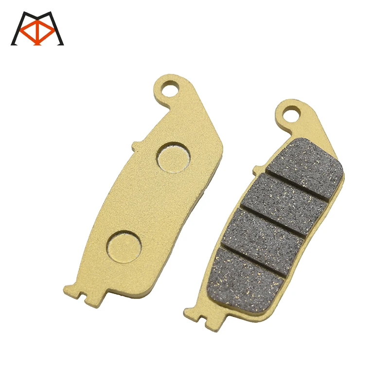 Pastillas de freno delanteras de fibra de cobre para motocicleta, aptas para Yamaha Majest 125 XC125 WR125 WR250