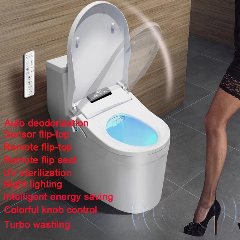 U Smart Toilet Auto Flip Top One-touch Control Warm Air Drying Heated Seat Wc Intelligent Bidet Washlet Electronic Bidet Seats