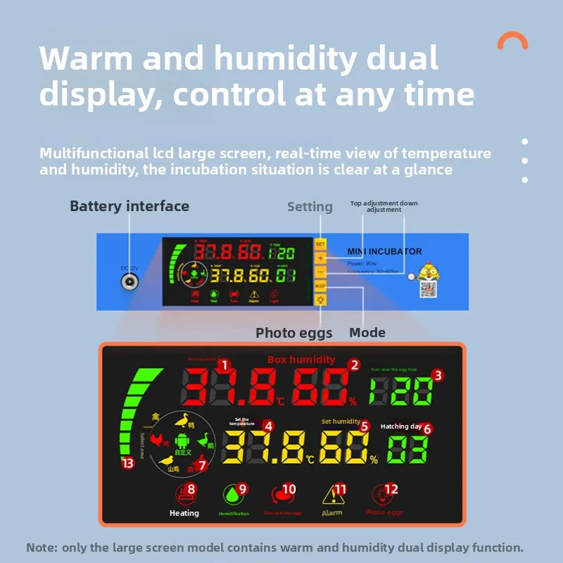 Incubator Egg Small Household Automatic Intelligent Chicken Duck Goose Egg Incubator