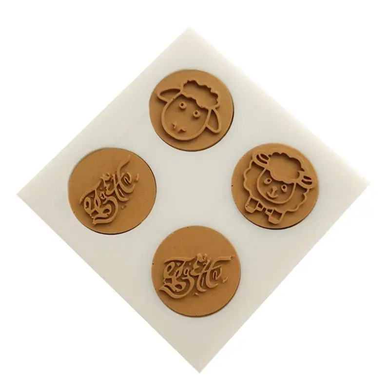 Mubarak Ramadan Silicone Mold Moon Sheep Text Moulds Arabic Muslim Eid Chocolate Cookies Fondant Cake Dessert Decoration Tools