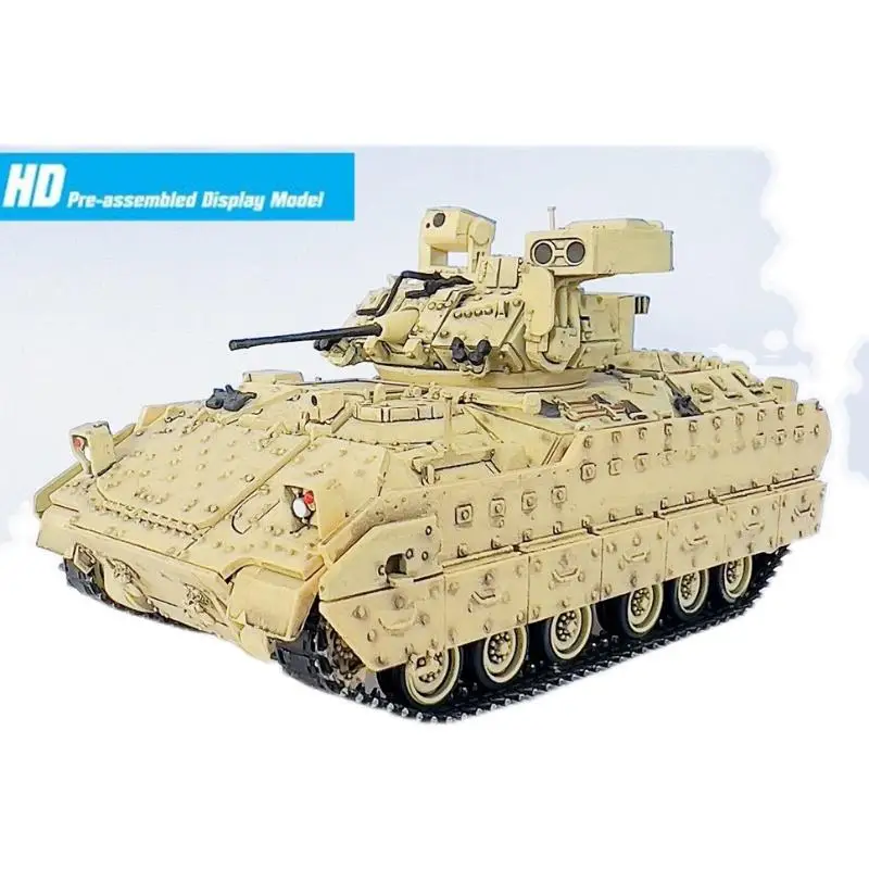 DRAGON 63075 1/72 US Army Infantry Fighting Vehicle M2A3 Bradley (Desert Yellow) Pre-built Model