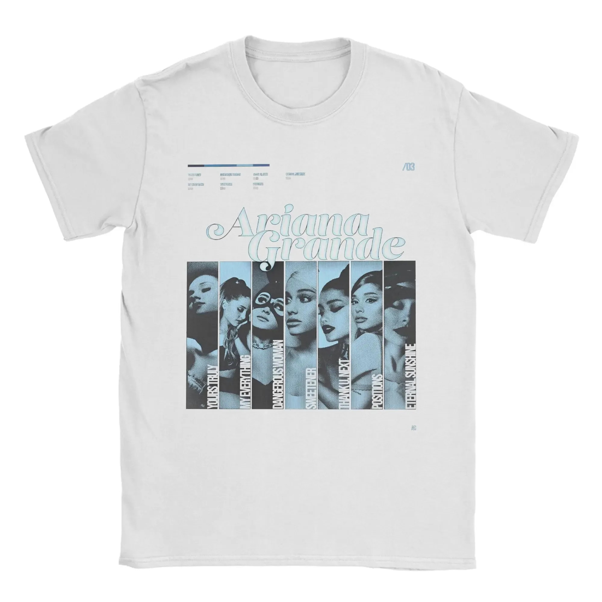 الشارع الشهير تي شيرت أريانا غراندي جولة العصور القطن تي شيرت عصر المرأة الخطيرة التي شيرت للرجال الصيف Y2K بلايز عادية