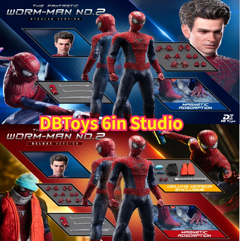 DBToys 6in Studio Amazing Bugman No. 2 Figuras de Acción de Spider-Man, Soldado, Figura de 1/12