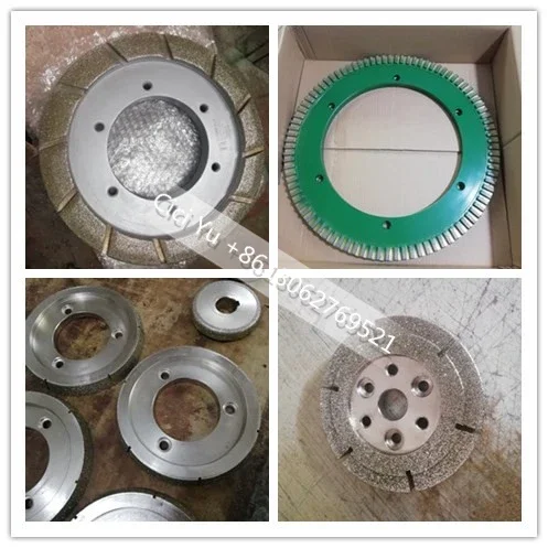 customization diamond grinder disc abrasive wheel for brake pad chamfer brake lining grinding friction tools