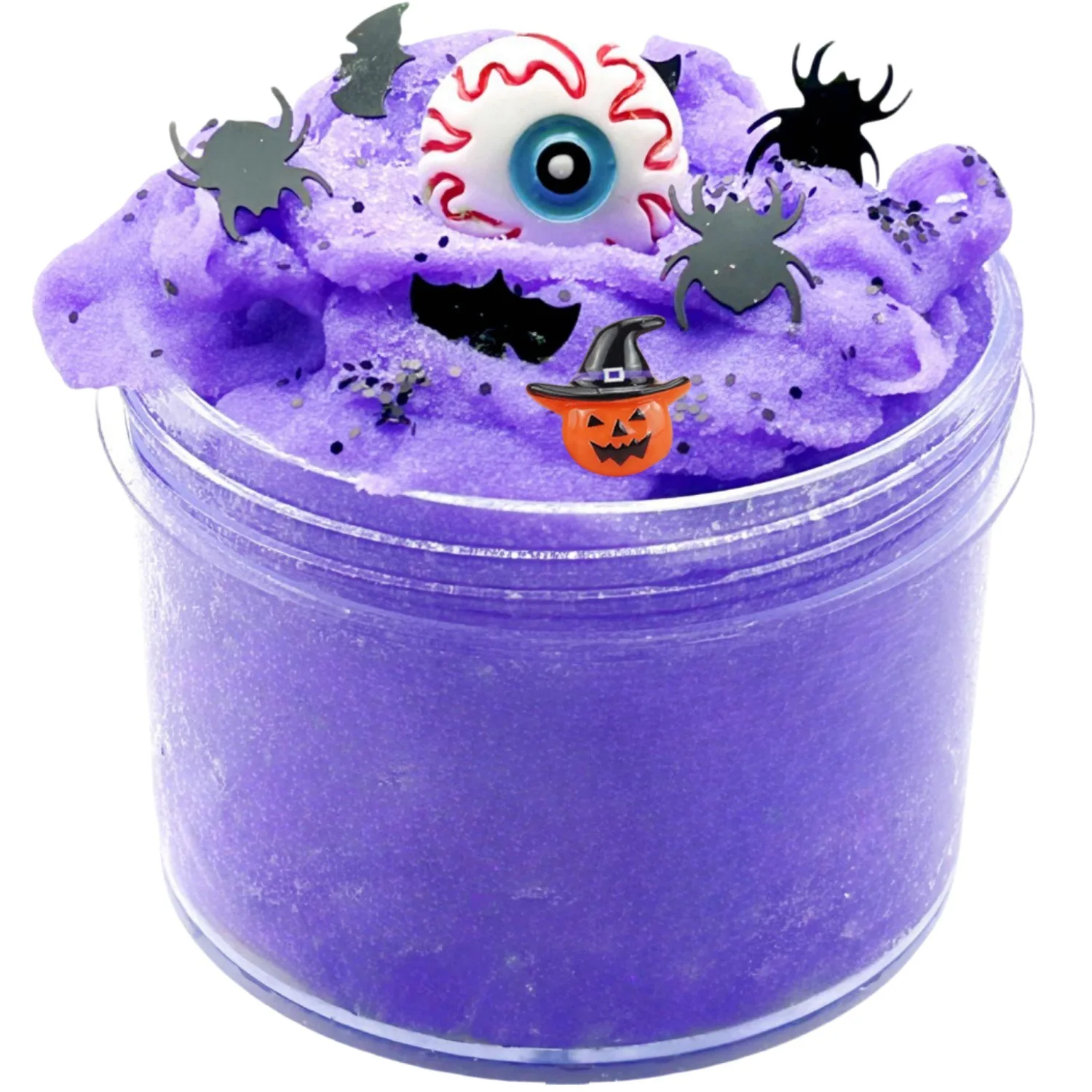 Slime Set Fluffy Charm Toy Halloween Pumpkin Skull Silk Mud 100ml Slime Kids Puzzle Gift Adult Decompression Toy Modeling Clay