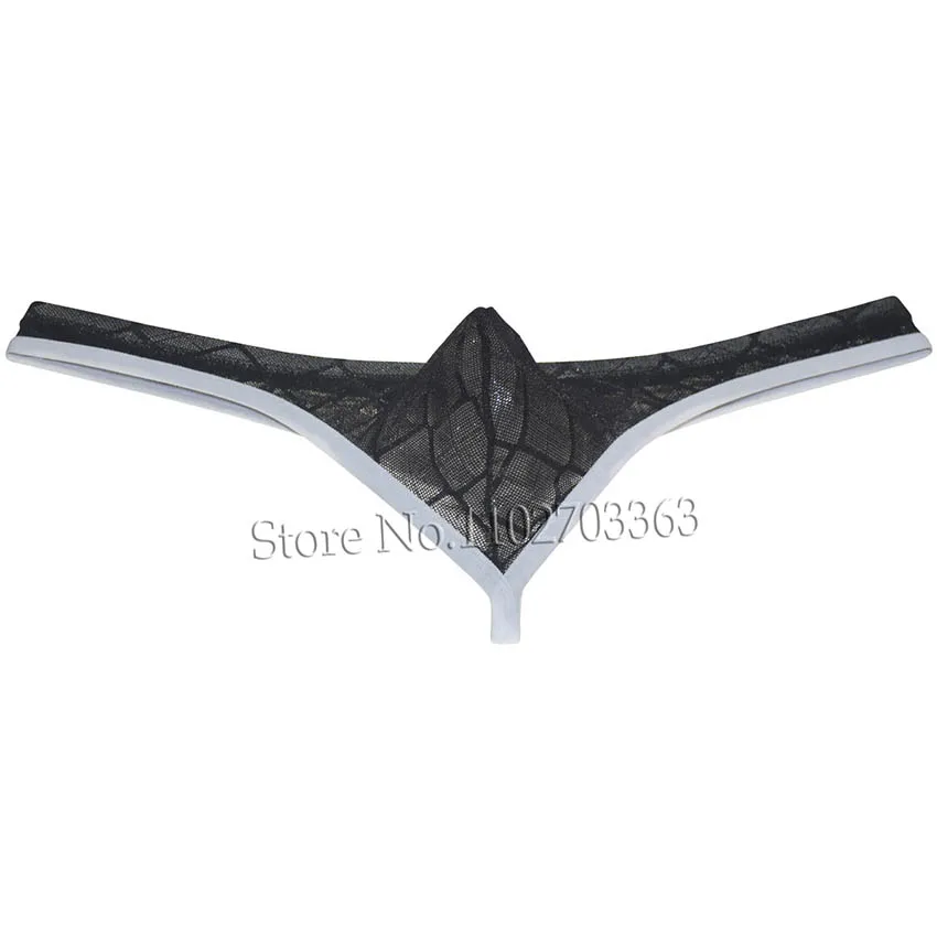 Indulge in Seductive Comfort with Men\'s Jacquard Lace String Thong Underwear an Irresistible Choice