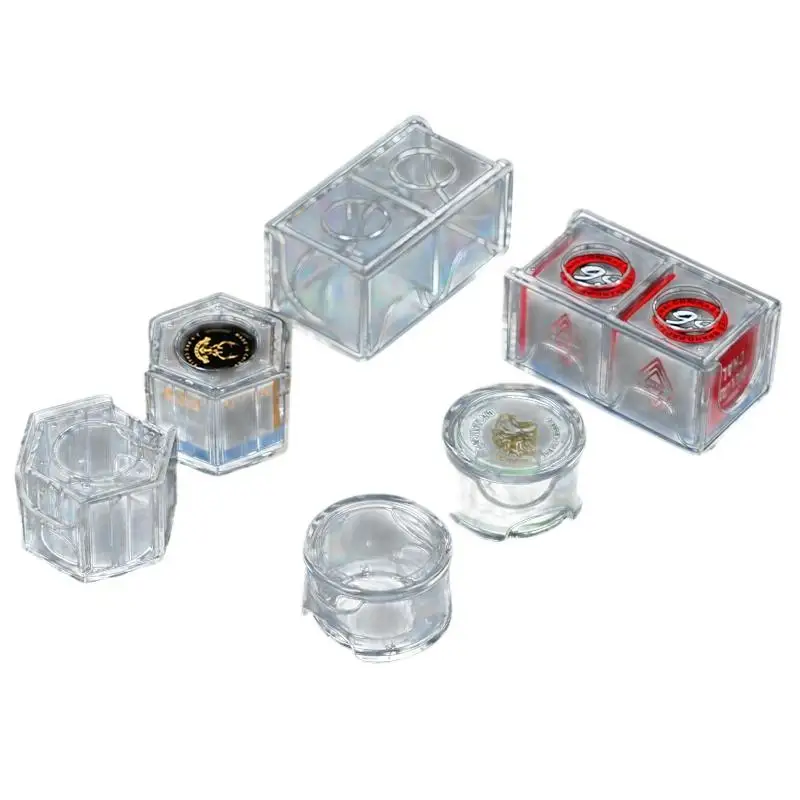 1Pc Dustproof Acrylic Pool Chalk Holder Anti Fouling Snooker Chalk Cube Case for Commercial Billiards Hall Usage