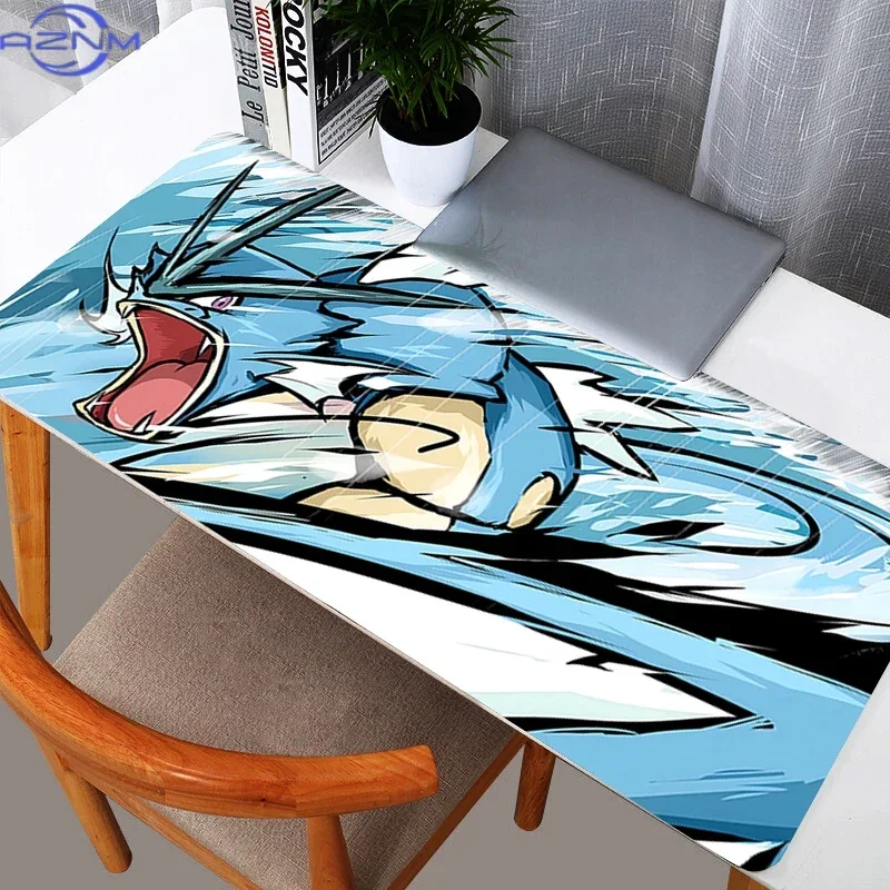 Extra Large Gaming Mouse Pad Pokemon Pikachu Computer Gamer Laptop Keyboard Carpet Mouse Mat Non-Slip Rubber Table Rug