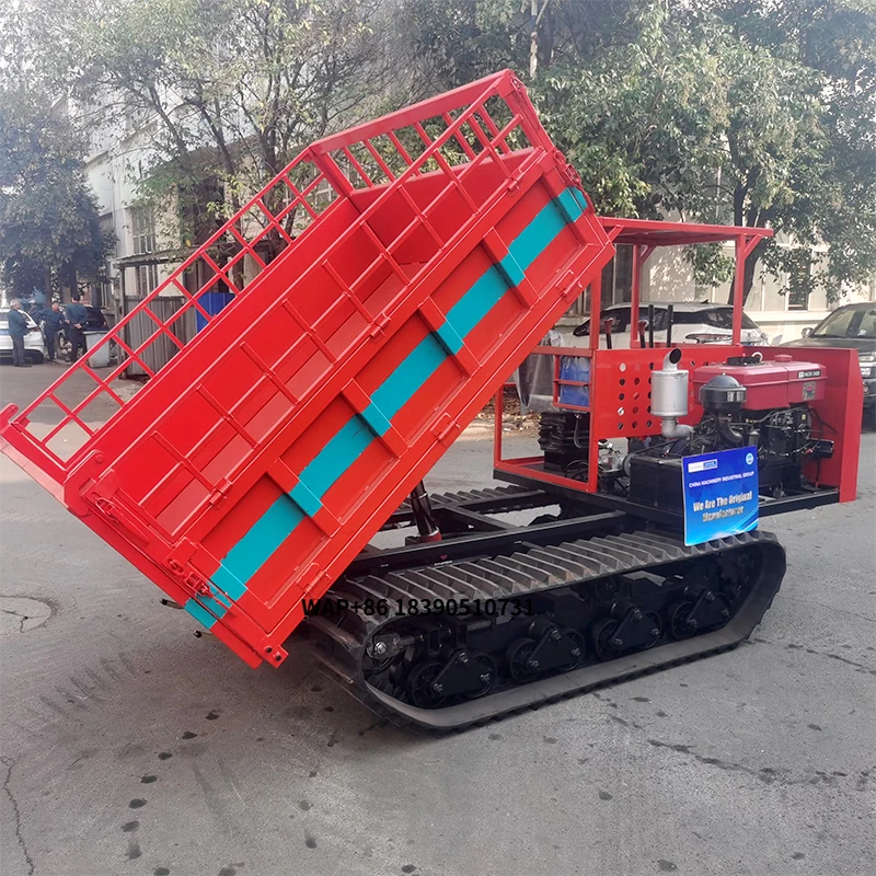 

Mini Dumper Truck 5000kgs Small Tipper Crawler Dumper Crawler Dump Truck Home Garden Farm Use